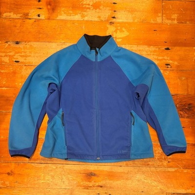 L. L. Bean Polartec WindBloc Fleece Fall Jacket, Women s XL, Blue 