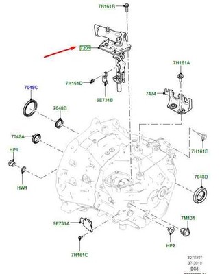 LER RANGE ROVER EVOQUE L551 Getriebe Schaltgehäuse LR113564 NEU ORIGINAL
