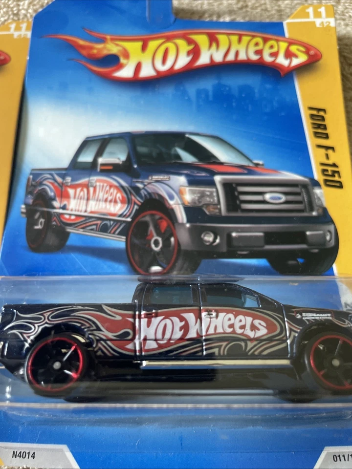 Hot Wheels 2009 New Models Gray And Black Ford F-150 Toy Truck 11/190 - Image 3 of 3