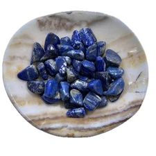 Natural Stone Polished Lapis Lazuli Free Form Crystal Mineral Specimen, NO DYE