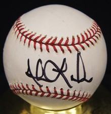 ADAM LaROCHE Signed Rawlings Baseball BRAVES PSA/DNA