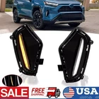 For Toyota RAV4 2019-2025 LED Double Color DRL Fog Lights W/Turn Signal 1 Pair