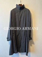GIORGIO ARMANI Stand up Collar Coat size 1 Vintage rare Men's From Japan