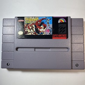Spider-Man / X-Men Arcade's Revenge (Super Nintendo NES, 1992) First Ed. Tested