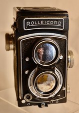 1965 Rolleicord Vb TLR Camera   Schneider-Kreuznach Xenar 75mm f3.5 lens   Works