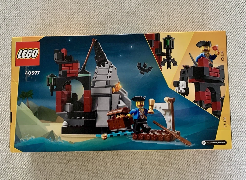 LEGO 40597 страшный пиратский остров GWP промо набор 214 штук новый запечатанный Бесплатная доставка - Изображение 2 из 4