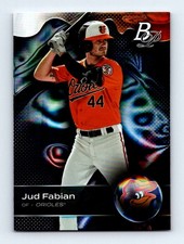 #TOP-53 2023 Bowman Platinum BASE Jud Fabian Baltimore Orioles