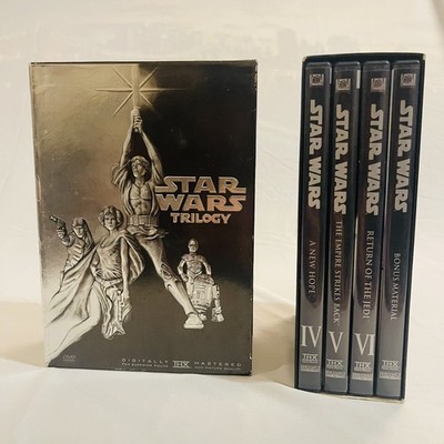 Star Wars Original Trilogy DVD 2004 4 Disc Full Screen Collection