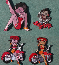 BETTY BOOP - Iron / Sew Patches - 4 to choose from