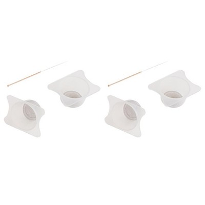 Airbrush-Filterbecher, 4 Stück Airbrush-Spezial-Farbfilterbecher mit 0,3-mm4502