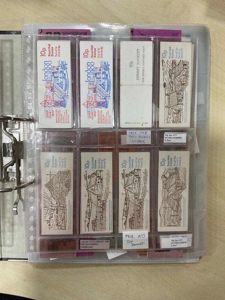 Estampillas GB. MNH. Folletos. Identificar. EX102 Foto 4 de 4