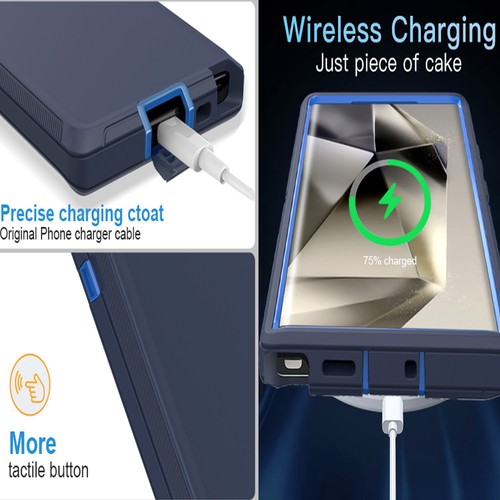 Coque pour Samsung Galaxy S23 Ultra/S23/S23 Fe compatible avec Otterbox Defender + écran - Photo 25 sur 56
