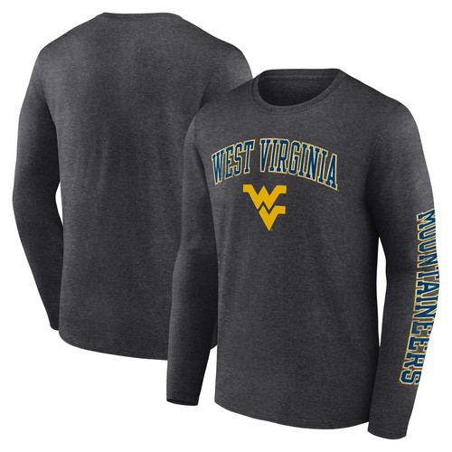 Herren Fanatics meliert anthrazit West Virginia Bergsteiger abgenutzt Bogenüberzug