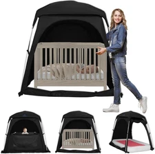 Blackout Tent for Toddlers Sleep & Travel Fits Pack and Play, Mini Crib, Kid's