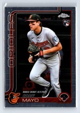 2025 Topps Chrome Update Series Rookie Debut Coby Mayo (RC) Orioles 
