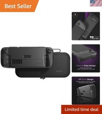 GripCase Bundle: Protective Soft Case for Steam Deck with Textured Grips  Stand
