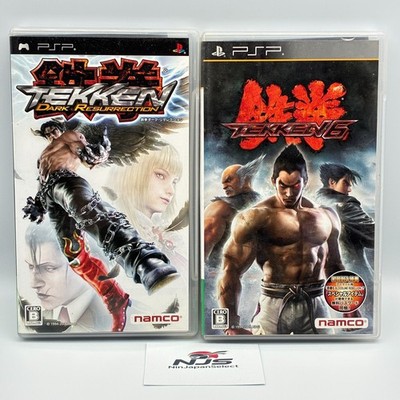PSP Tekken 6 & Tekken Dark Resurrection Set Japan Import CIB Tested Namco