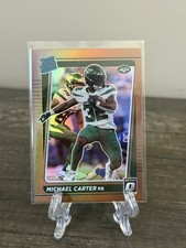 2021 Panini Donruss Optic Michael Carter #235 Bronze Prizm New York Jets