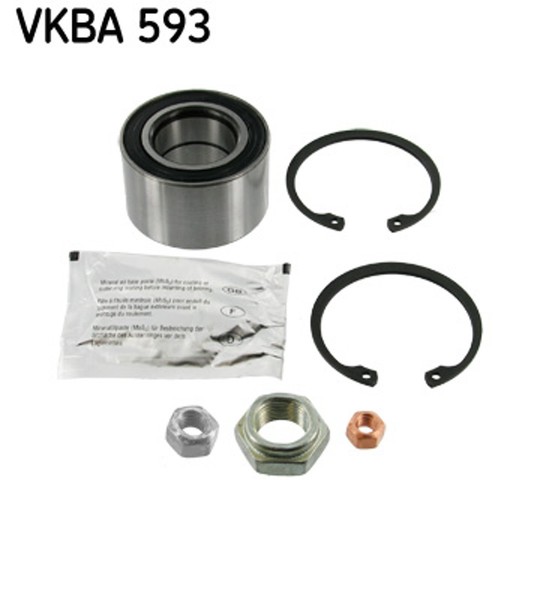 Radlagersatz Skf Vkba 593 FüR Vw Jetta Caddy Golf Scirocco 17 19E 1G1 53B 53 155-image