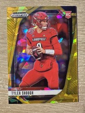 2025 Panini Prizm Draft Picks - TYLER SHOUGH RC - Gold Cracked Ice SP - SAINTS
