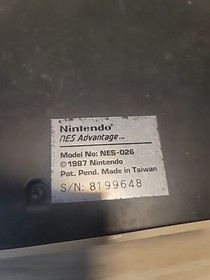 Original Nintendo NES Advantage Joystick Retro Arcade Joystick Controller 1987