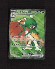 Carta Pokemon Holo Decidueye ex 100/088 ordine perfetto full art ultra rara quasi nuova