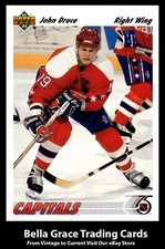 1991-92 Upper Deck John Druce #151 Washington Capitals NHL Hockey 