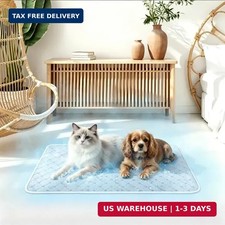 Cooling Mat for Dogs, Q-Max 0.5 Thin Breathable Dog Cooling Mat Blanket for Dogs