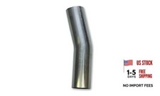 Vibrant 13126 T304 Stainless Steel 15 Degree Mandrel Bend