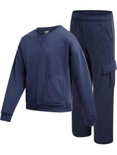 New Balance Niñas Acogedor Premium 2 Piezas Vellón Set, Talla 5/6, Azul, Nuevo Con Etiquetas