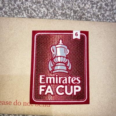 FA Cup 6 Times Winner Champions Sleeve Patch Badge Heat Transfer