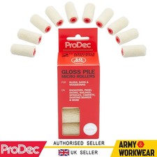 ProDec Paint Rollers 2 inch Gloss Pile Mohair Micro for a Smooth Finish 10 Pack