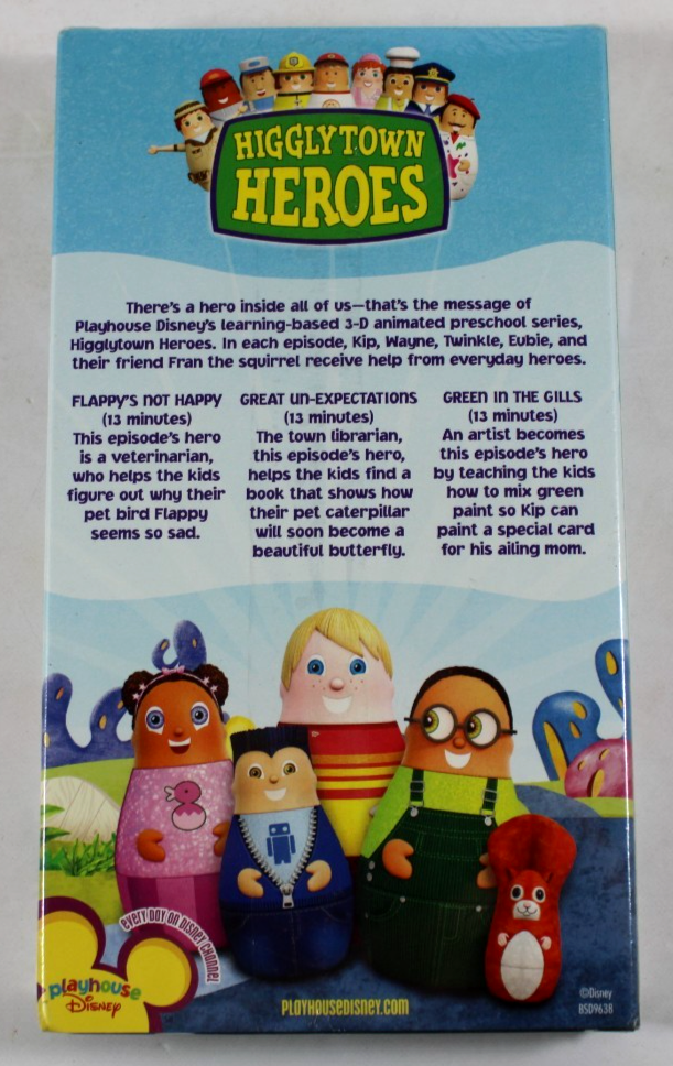Playhouse Disney Higglytown Heroes VHS Meet The Heroes Around Us