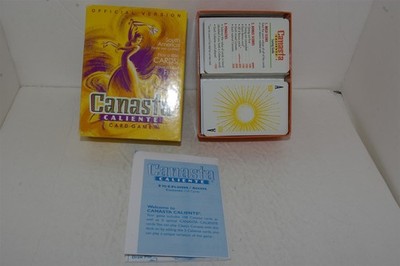 Canasta Caliente Card Game Official Version by Winning Moves 2001 COMPLETE