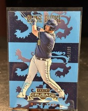 2025 Panini Crusade -Teal # 39 Blake Burke Numbered 112/199 Milwaukee