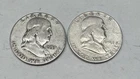 Lot # 1192 - Franklin Half Dollar - 90% Silver - 1.00 Face - Unknown Grade