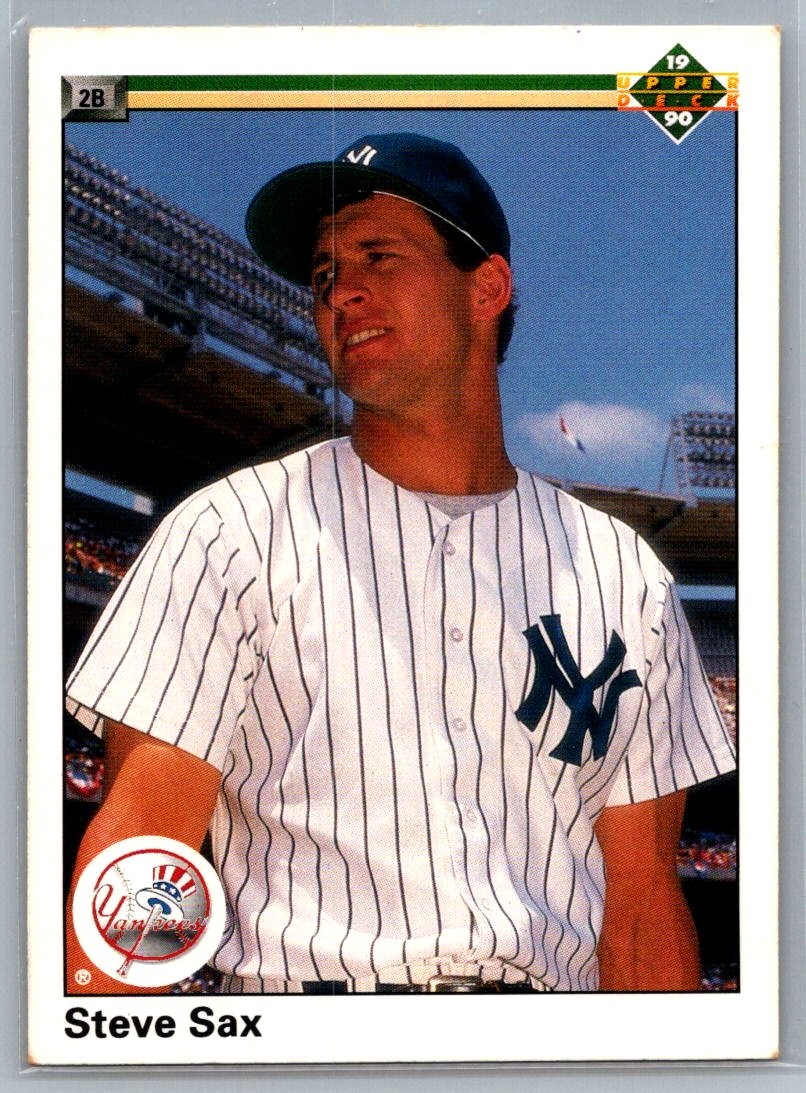 1990 Upper Deck #172a Steve Sax