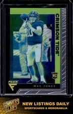 2021 Panini Chronicles Draft Picks #240 Mac Jones Flux Base Silver