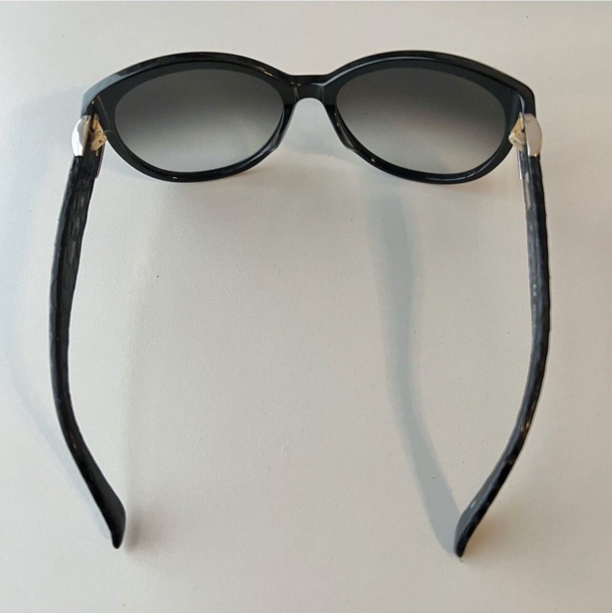 Salvatore Ferragamo black sunglasses SF652SL Salvatore Ferragamo SF652SL oversized sunglasses leather  main image 4
