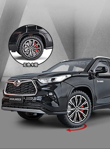 1/24 Toyota Highlander SUV Diecast Vehicle Model Car Toy Collectible Sound&Light - Picture 16 of 42