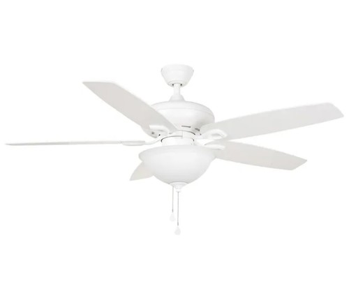 Harbor Breeze, 52" Coastal Creek LED Ceiling Fan with Light Kit w Frosted Shade - Picture 2 of 13
