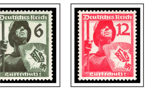PÁGINAS DE ÁLBUM ESTAMPADAS EN COLOR ALEMANIA III REICH 1933-1945 (43 ilustradores. páginas) - Imagen 4 de 22