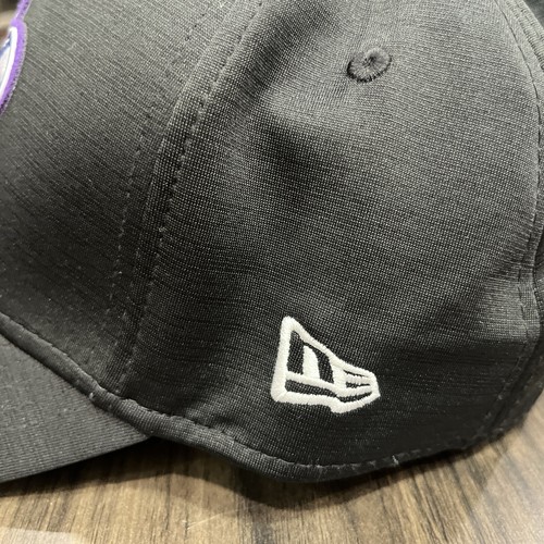 NEW ERA MLB COLORADO ROCKIES 39thirty CLUBHOUSE 2023 FLEX BLACK Hat Cap - Picture 4 of 7
