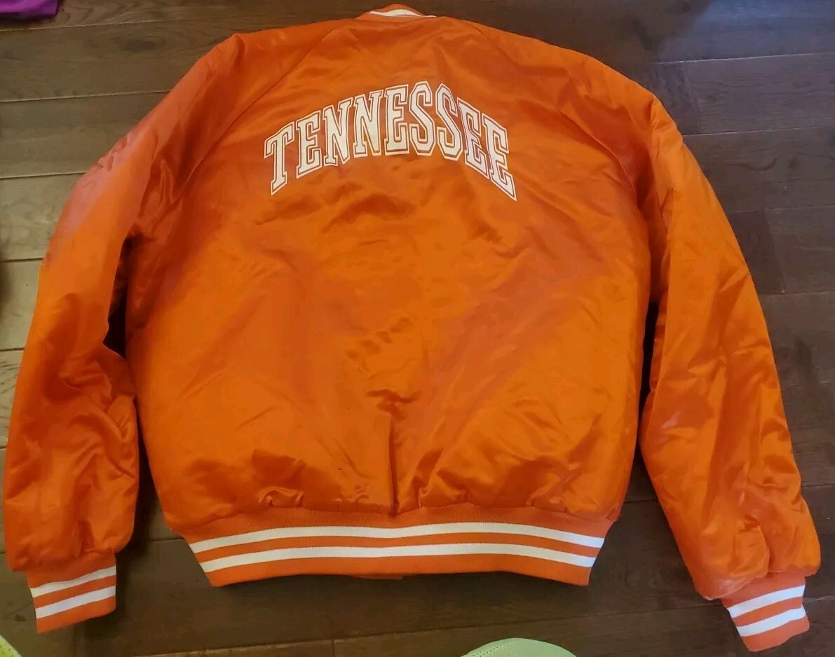 Vintage 1980's Tennessee Volunteers Chalk Line Satin Bomber Vintage 1980's Tennessee Volunteers Chalk Line Satin Bomber