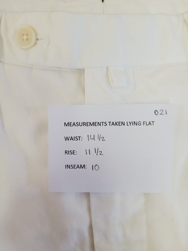 Hackett London White Shorts Five Pockets Button & Zip Men's Size 31 - Picture 9 of 9