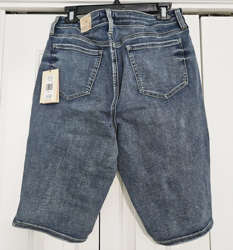 NYDJ ROCKIE Womens High Rise Knee-Length Denim Shorts. Size 14P NWT $79. (bn21) - Picture 6 of 7