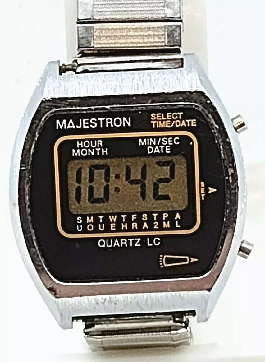 Lcd wrist watch deals