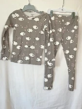 New Carter's Girls Sheep Pajama 2pc Set Snug fit Long Sleeve Long Pants Toddler