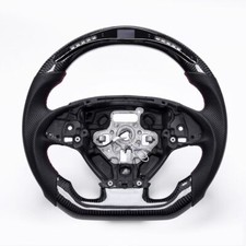 Carbon Fiber Led Sport Steering Wheel Fit Chevrolet Corvette C7 Zr1 2014-2019