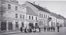 B&auml;rwalde/  Mieszkowice- Die n&ouml;rdliche Marktseite (Ostbrandenburg) 1909